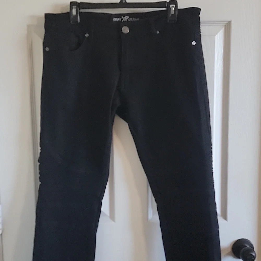 Men's XRAY stretch black jeans, 34x30